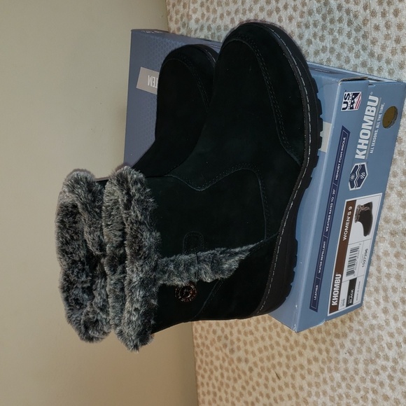 Khombu Women Boots, Size 9 Color Black - Picture 5 of 10